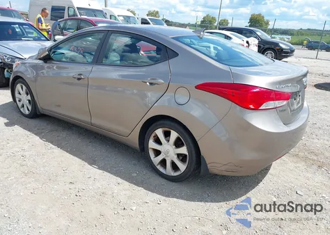 2013 Hyundai Elantra Limited z USA, uszkodzony, nr VIN 5NPDH4AE0DH250679